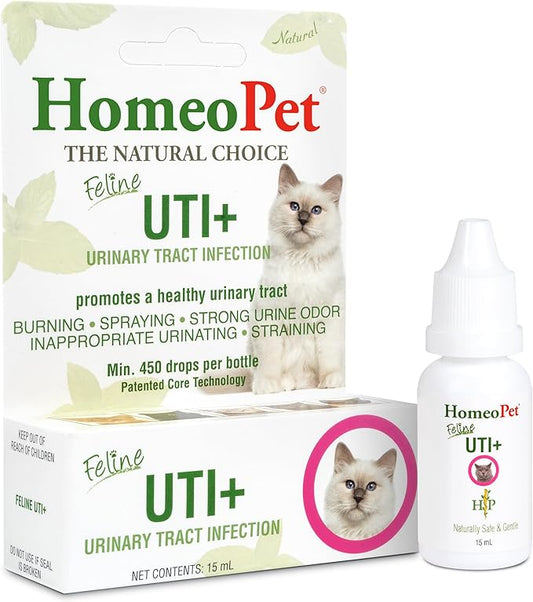 Feline UTI Support Drops – Natural Urinary Tract Formula for Cats (15ml)