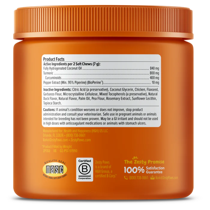 All-In-One Dog Wellness Chews Hip & Joint, Digestive & Skin Support Peanut Butter Flavor – 90 Chews